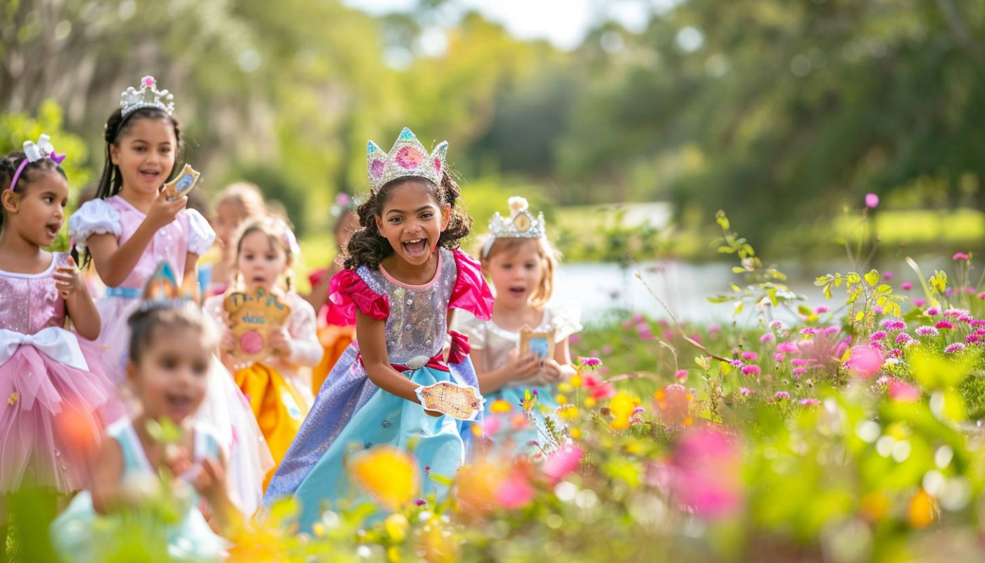 Organiser une chasse au trésor sur le thème des princesses pour enfants